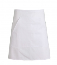 DELANTAL SIN PETO Y BOLSILLO BLANCO 117B GARYS