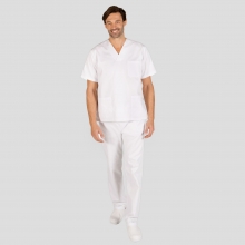 CONJUNTO UNISEX BLUSA CUELLO PICO /PANTALON GOMA ENTERA REDLINE